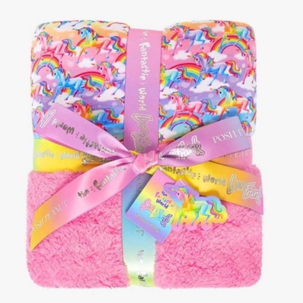 Posh peanut Lisa frank markie plush nib
